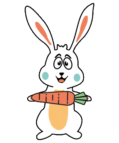 Rabbit Lapin Sticker by Hopbox
