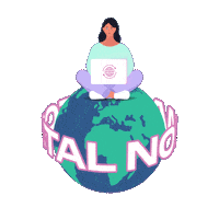 Digital Nomad Workabroad Sticker by Flexonna