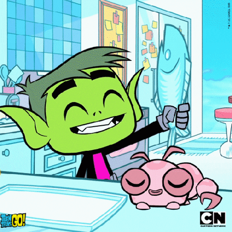 Teen Titans Fish GIF by DC