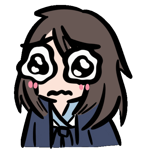 Sad Chinese Sticker by Winnie Gu 顾韵昀