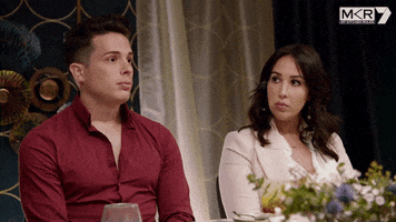Awkward Mkrau GIF by My Kitchen Rules