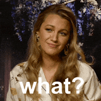 Shocked Wait What GIF by Blake Lively Fan