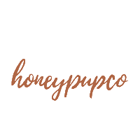 maimaidesignco mai mai design co honey pup co Sticker