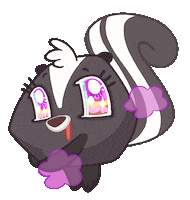 Black And White Love Sticker by Bibi.Pet