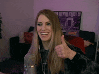 Barbara Dunkelman Thumbs Up GIF by Rooster Teeth