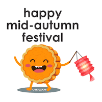 Lantern Mooncake Sticker by VINCAR
