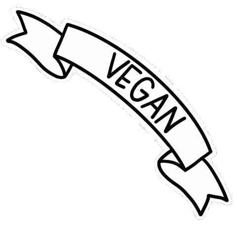 Black And White Vegan Sticker