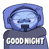 Tired Sleep Well Sticker by Fugz Official