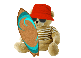 Teddy Bears Summer Sticker