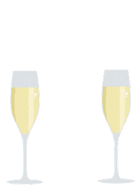 Champagne Brinde Sticker by Marketing Valore