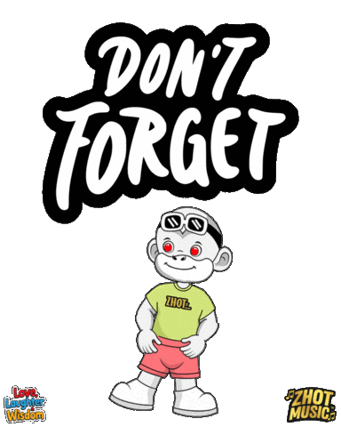 Remember To Do List Sticker by Zhot Music