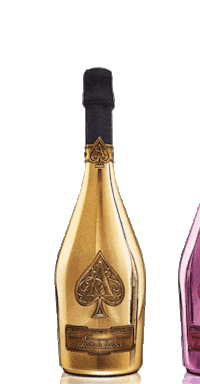 champagne ros Sticker by Armand de Brignac