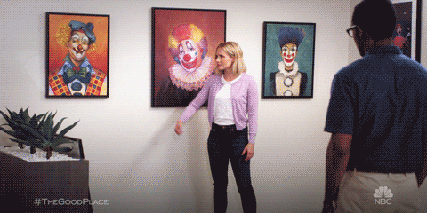 kristen bell art GIF by The Good Place