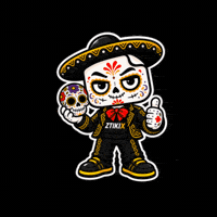 Day Of The Dead Mexico GIF by ZTIKIX