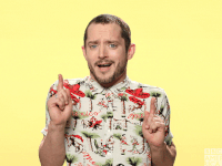 elijah wood dance GIF by BBC America
