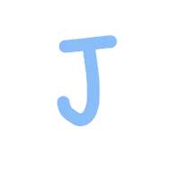 Pastel J Sticker