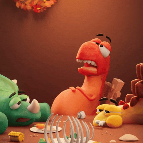 Dinner Table Ugh GIF by Claynosaurz