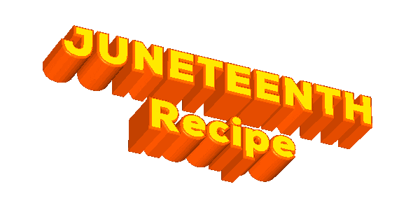 Juneteenth Recipe Sticker by Aquafaba Test Kitchen