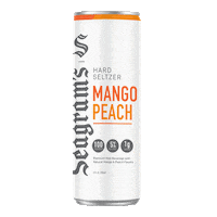 SeagramsHardSeltzer drink cheers cocktail peach Sticker