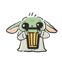 Baby Yoda Sextou Sticker by Ambev Tech