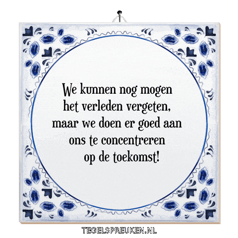 Focus Spreuk Sticker by Tegelspreuken.nl