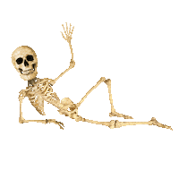 Halloween Hello Sticker by Chris Timmons