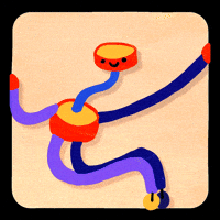 leonkuki dance robot wiggle texture GIF