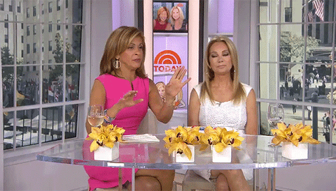 over it klg and hoda GIF