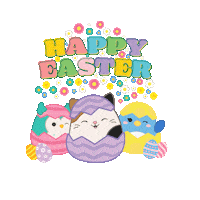 Easter Bunny Cat Sticker by Squishmallows