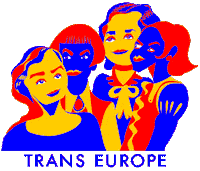 trans europe 80s Sticker by ladypat
