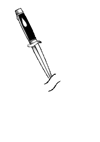 Goth Knife Sticker