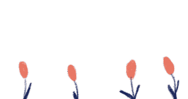 Happy Flower Power Sticker by Lara Paulussen