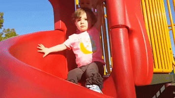 Dad Fails to Catch His Little Girl on Slide