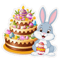 Easter Bunny Sticker