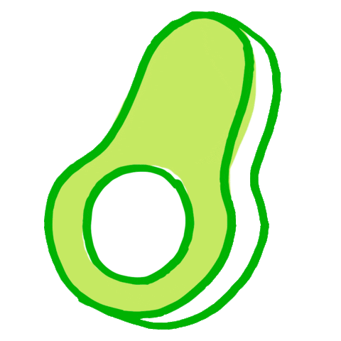 luckyvitamin giphyupload healthy avocado vegetables Sticker