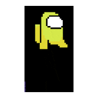 Pixel Art Cutout Sticker