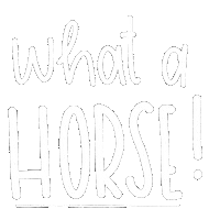 Horse Calligraphy Sticker