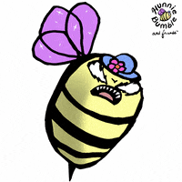HunnieBumbleAndFriends art cartoon angry friends GIF