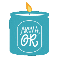 Greece Candle Sticker by Cartoules Press