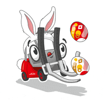 Bunny Easter GIF by Linde Material Handling