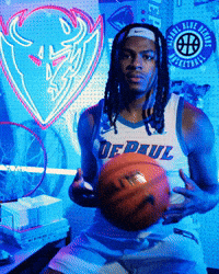 Mens Basketball GIF by DePaul Athletics
