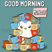 Good Morning Coffee GIF by Pudgy Penguins