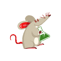 TJHALL23 rat ra chems labrat Sticker
