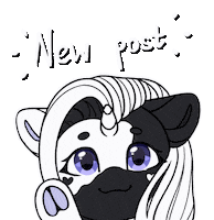 AuroraCursed new post pony auroracursed Sticker