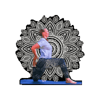 Yoga Namaste Sticker by Marika Tietavainen (yoga with marika)