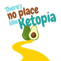 Yellow Brick Road Keto Sticker by Keto-Mojo
