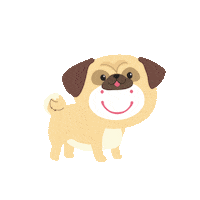Happy Dog Sticker by Bulbble Inc.