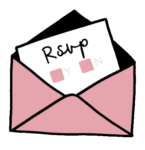 twotabbies wedding envelope invitation invite Sticker