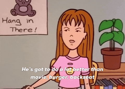 maaacc movie mtv burger date GIF