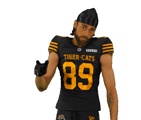 Cant Hear You Tiger-Cats Sticker by Hamilton Sports Group